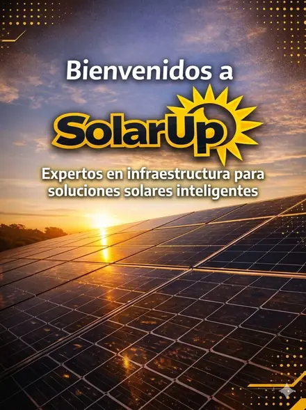 Bienvenidos a SolarUp, expertos en infraestructura para soluciones solares inteligentes